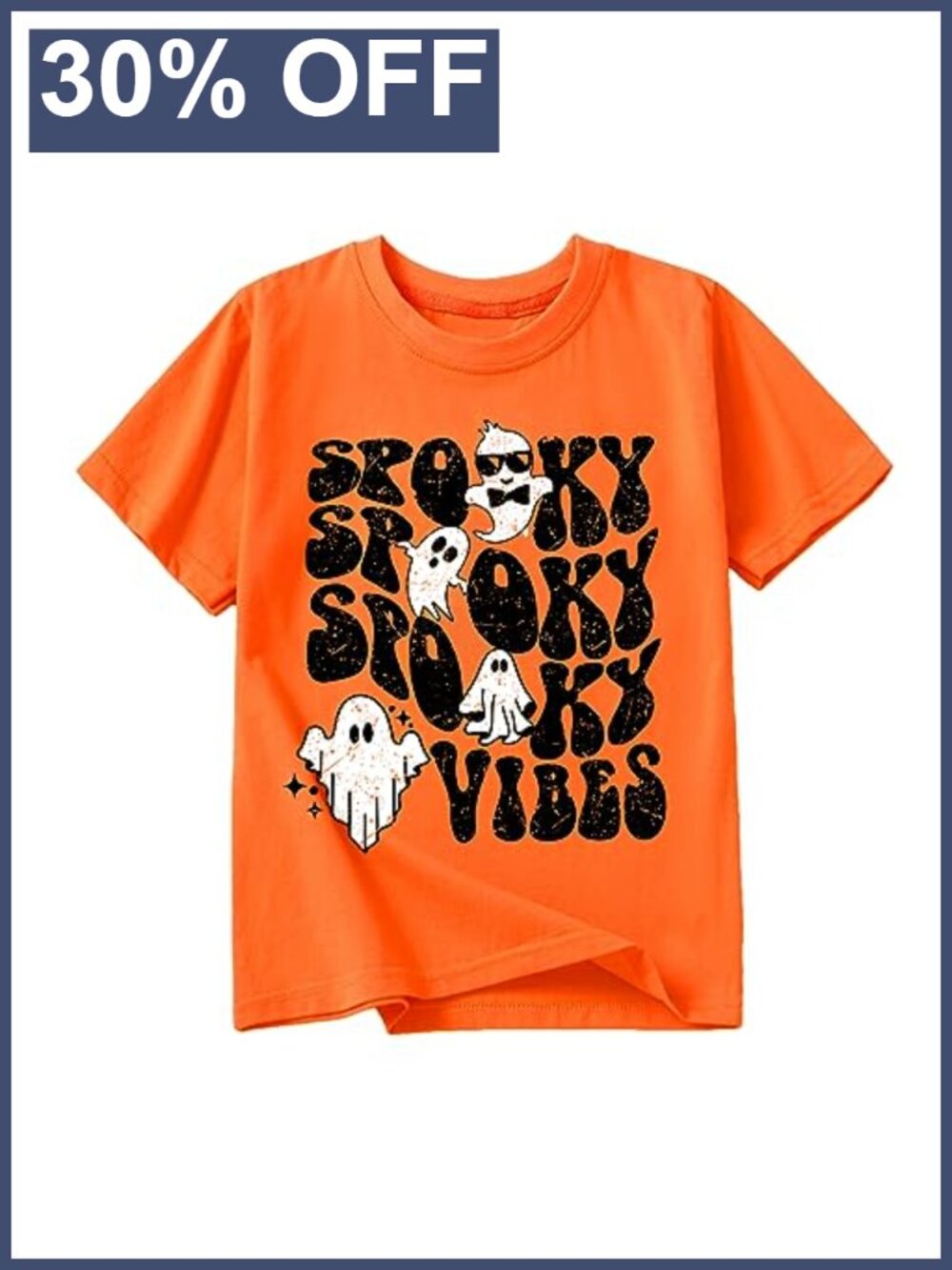 Toddler Halloween Skeleton Ghost Graphic Tee Short Sleeve